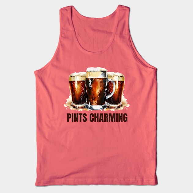 FUNNY BEER - IRISH PINTS CHARMING Tank Top by Eire